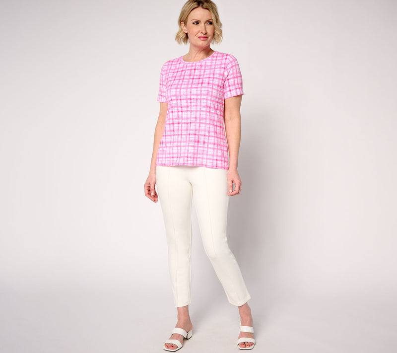 Isaac Mizrahi Live! A-la-Modal Printed Short Sleeve Tee — View 5