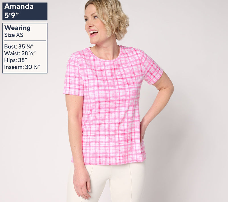 Isaac Mizrahi Live! A-la-Modal Printed Short Sleeve Tee — View 3