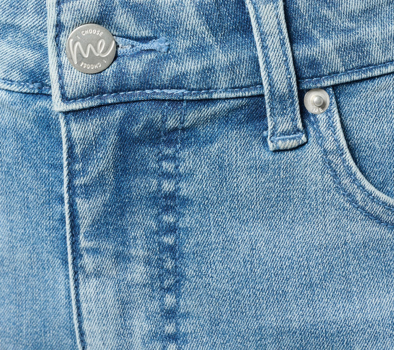 Me by Jennie Garth Petite Indigo Eve Denim Shorts — View 9