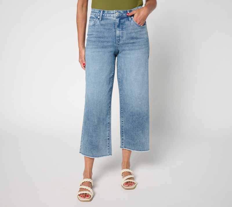 Me by Jennie Garth Petite Dodge Indigo Denim Crop Jeans — View 3