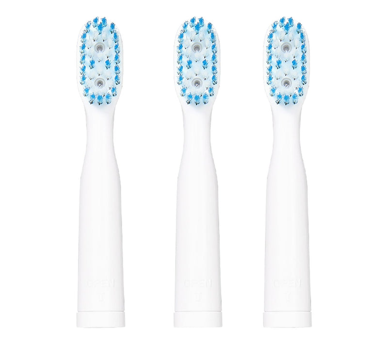 Smileactives Vibrite BLUE Set of 3 ReplacementBrush Heads — View 2