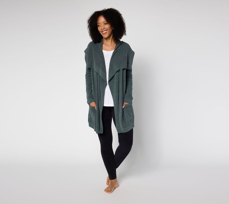 Barefoot Dreams CozyChic Ultra Lite Drapey Cardigan — View 14