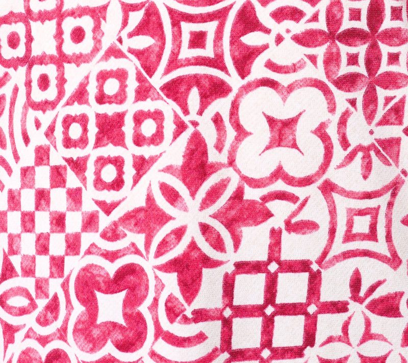 Susan Graver Regular Printed Liquid Knit Tunic with Grommet Detail — View 9