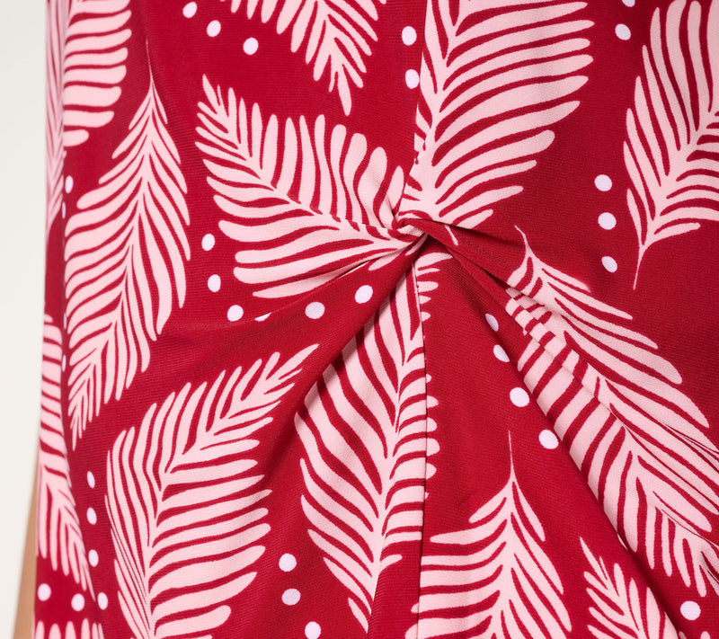 Women with Control Petite Como Jersey Top and Pant Set — View 11