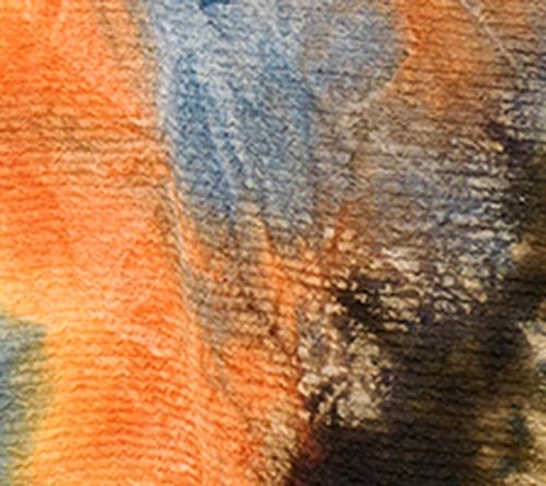 Women with Control Regular Textured Knit Tie Dye Midi Dress — View 6