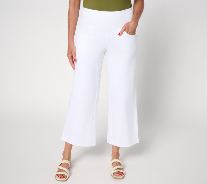 Women with Control Prime Stretch Denim 2 Regular Crop Pants — View 3