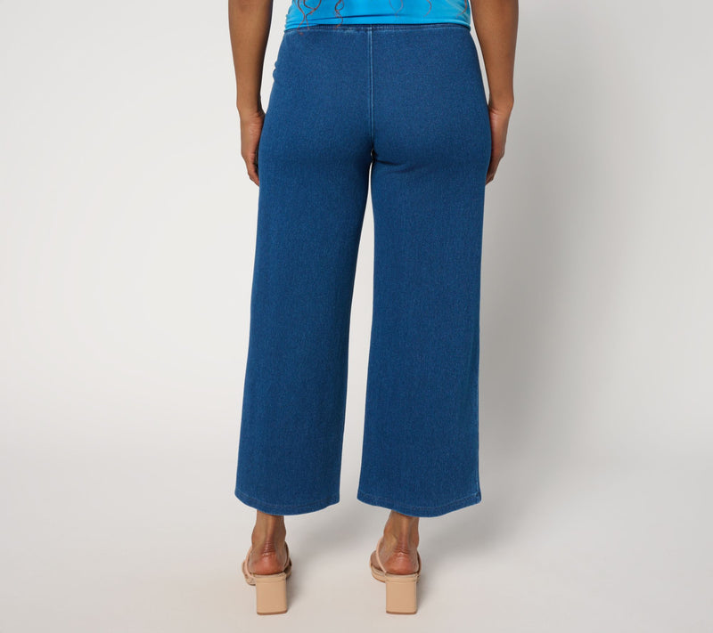 Women with Control Prime Stretch Denim 2 Regular Crop Pants — View 7