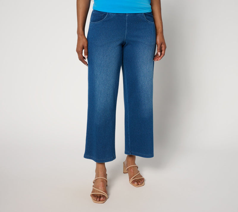 Women with Control Prime Stretch Denim 2 Regular Crop Pants — View 12