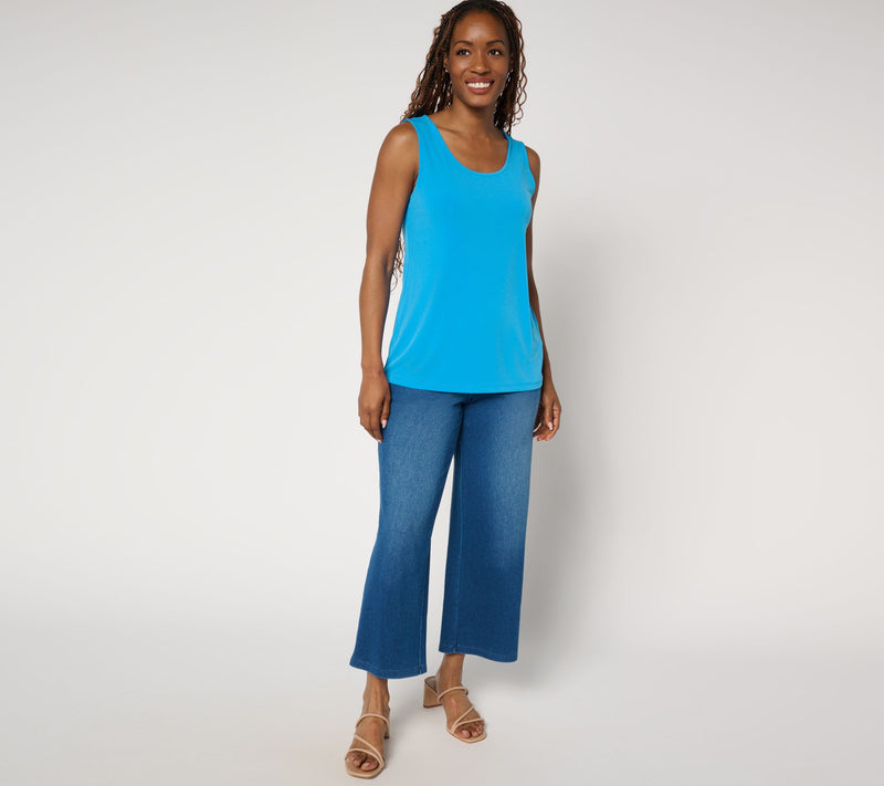 Women with Control Prime Stretch Denim 2 Regular Crop Pants — View 8