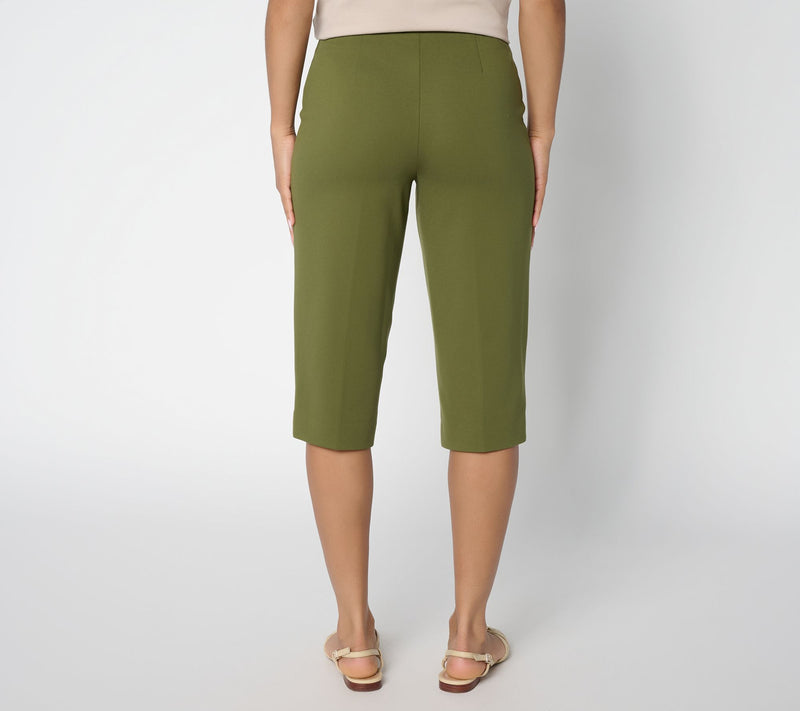 Susan Graver Weekend Ponte Regular Straight Leg Pedal Pushers — View 14