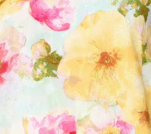 Studio Park x Terri Conn Clip Jacquard Chiffon Blouse — View 9