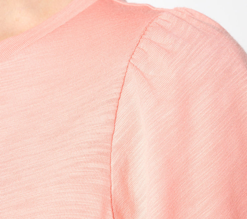 Belle by Kim Gravel Slub Knit Top with Flutter Sleeves — View 7