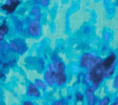 Belle by Kim Gravel Summer Sunset Cotton Gauze Tie Dye Henley — View 9