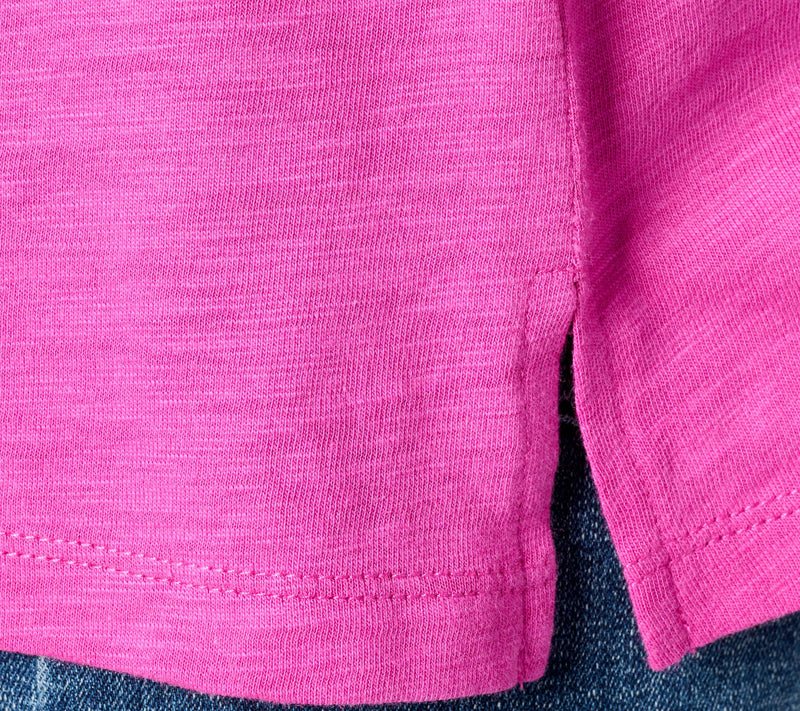 Belle by Kim Gravel Summer Sunset Slub Knit U-Neck Tank — View 6