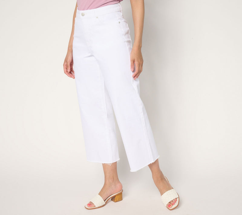 Me by Jennie Garth Regular Dodge White Denim Crop Pant — Main view