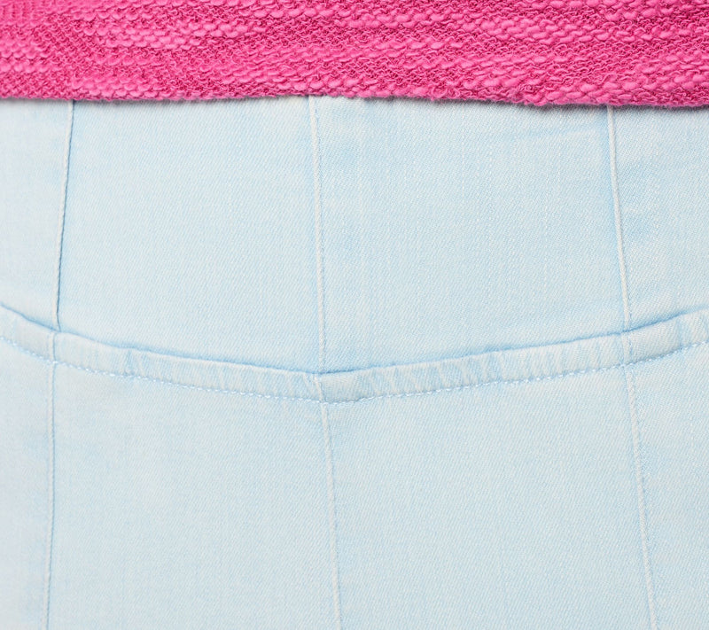 Belle by Kim Gravel Regular TripleLuxe Denim Cropped Traveler Jean — View 10