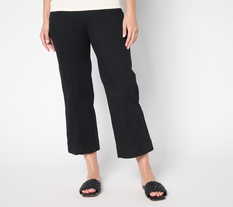 Belle by Kim Gravel Tall TripleLuxe Twill Cropped Traveler Jean — View 3