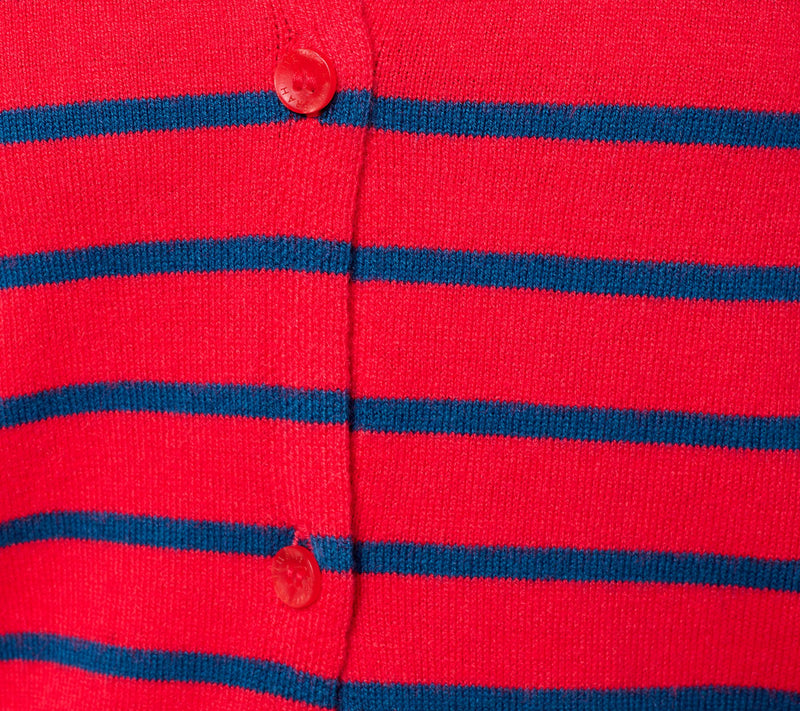 Isaac Mizrahi Live! Essentials Stripe Sweater Cardigan — View 13