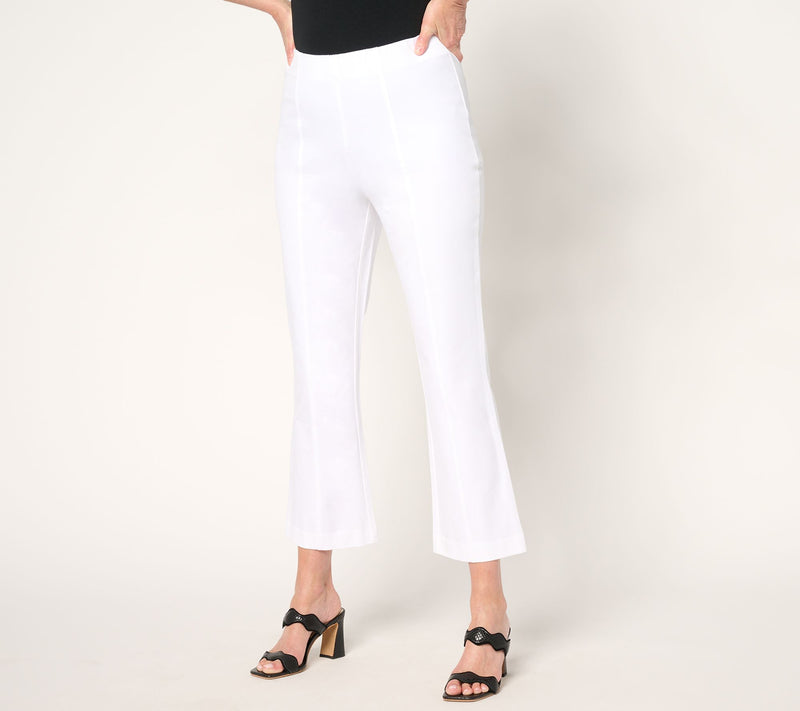 Isaac Mizrahi Live! Regular 24/7 Stretch Baby Bootcut Crop Pants — View 14