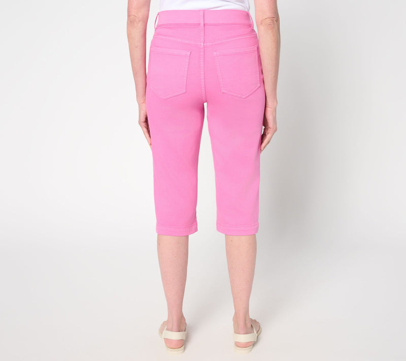 Isaac Mizrahi Live! Petite True Denim Color Pedal Pusher — View 4