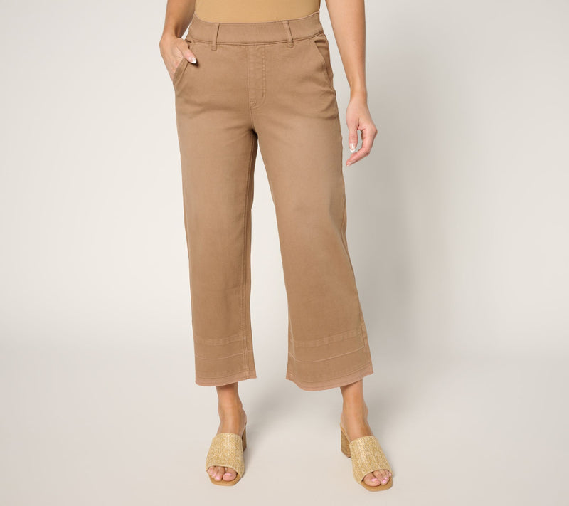 Isaac Mizrahi Live! Regular True Denim Color Relaxed Crop Jeans — Main view