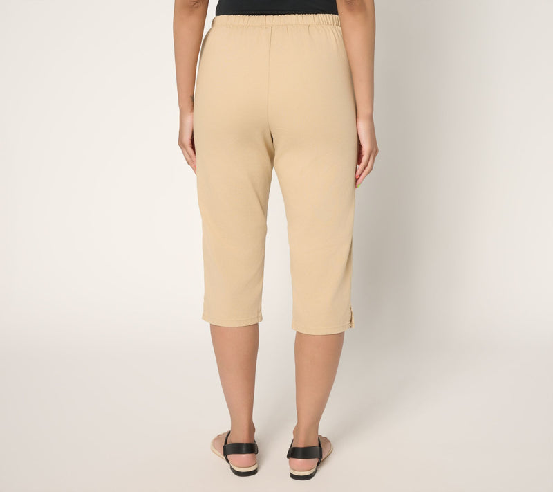 Denim & Co. Tall Color Flat Front Side Pocket Skimmer — View 8