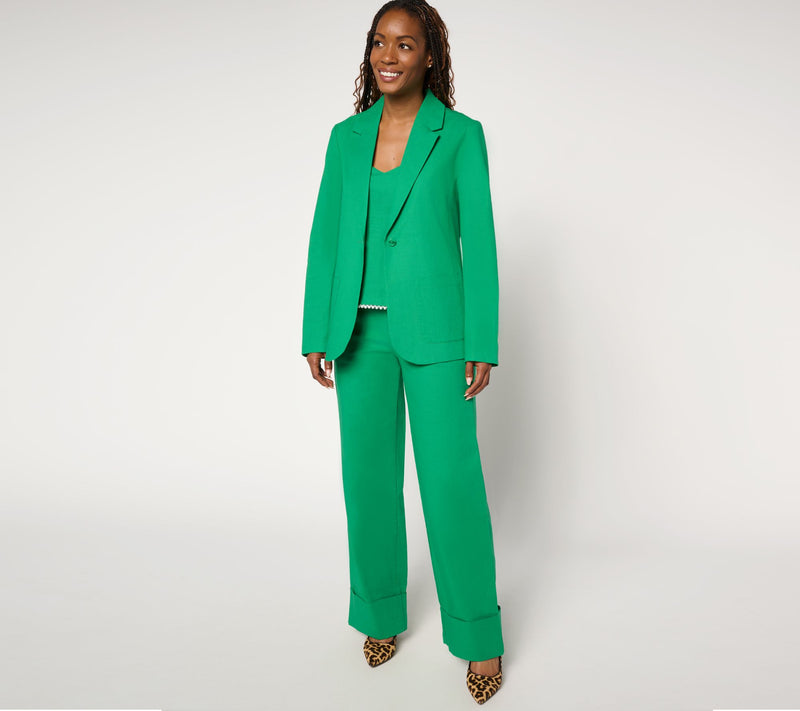 by Stacy London Stretch Cotton Blazer — View 7