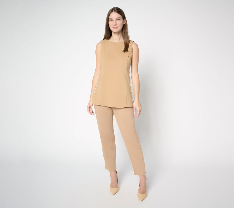 by Stacy London Stretch Tank Top with Rik Rak Trim — View 5