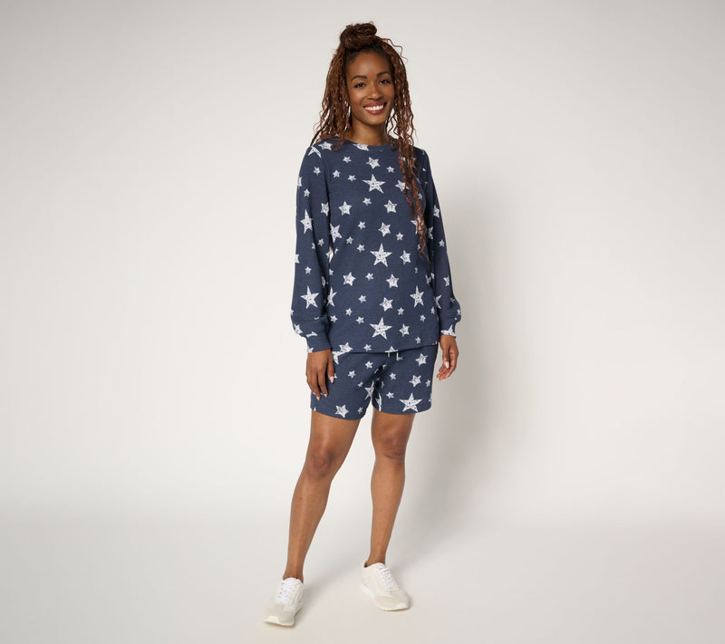 Belle by Kim Gravel Baby Waffle Summer Stars Top — View 11
