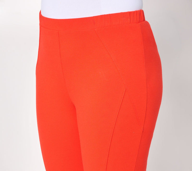 Women with Control Petite 86/14 Pedal Pusher with Seaming Detail — View 14