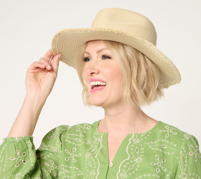 Women with Control Fringe Hat — View 2