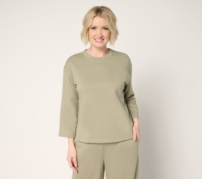 Martha Stewart Signature 3/4 Sleeve Tee — Main view
