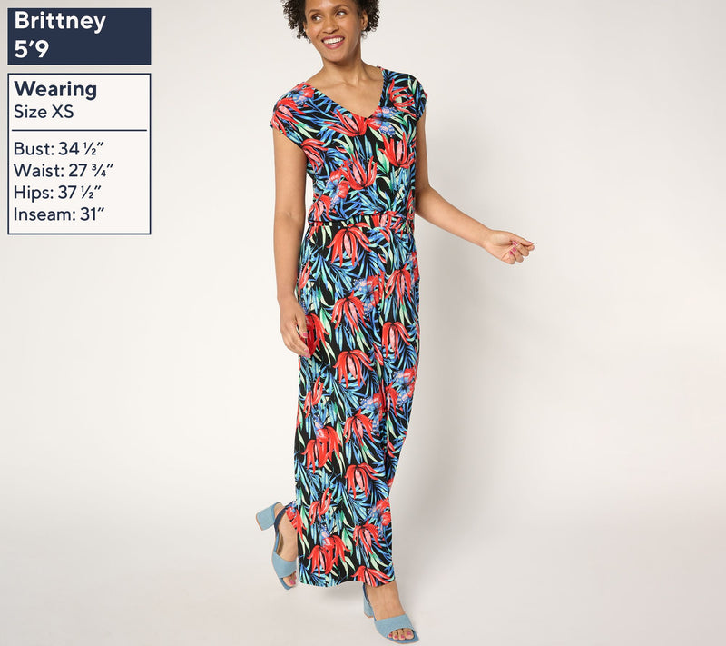 Women with Control Regular Como Jersey Printed Jumpsuit — View 9