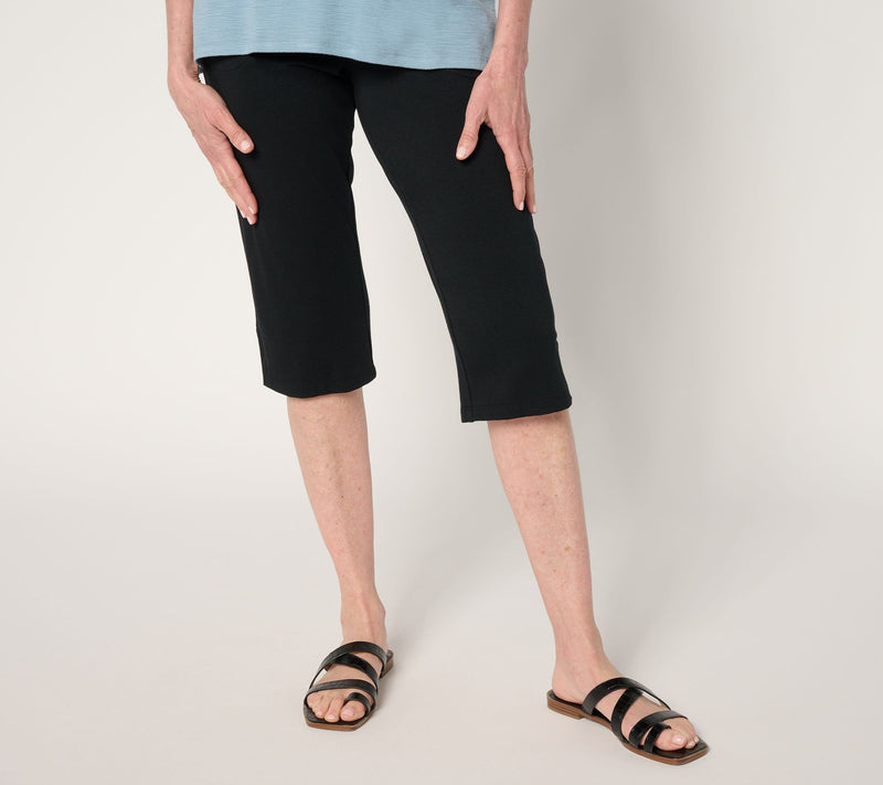 Denim & Co. Beach Jersey Regular Printed or Solid Skimmer — View 18