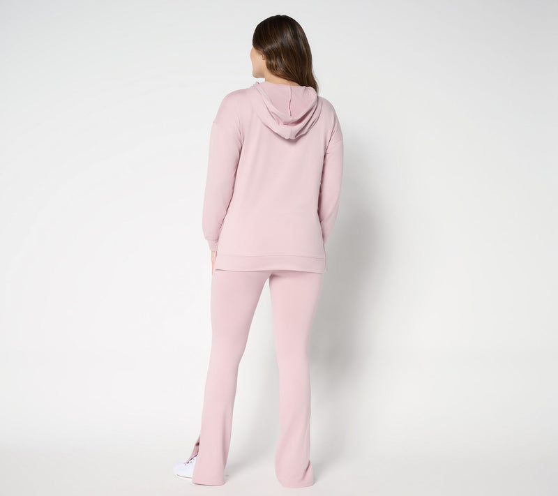 Barefoot Dreams Tall MC Butterchic Hoodie and Flare Pant Set — View 3