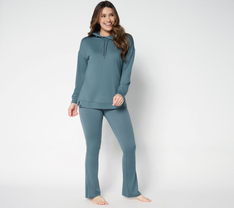 Barefoot Dreams Tall MC Butterchic Hoodie and Flare Pant Set — View 11