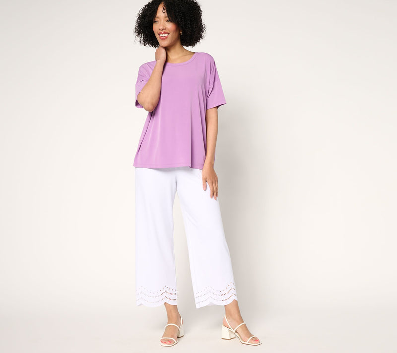 Susan Graver Modern Essentials Liquid Knit Dolman Top — View 5