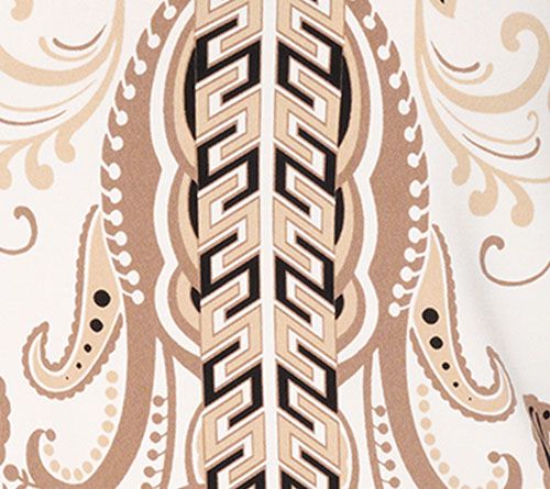Susan Graver Regular Printed Liquid Knit Scoop Neck Tunic — View 7