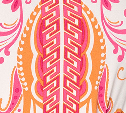 Susan Graver Regular Printed Liquid Knit Scoop Neck Tunic — View 8