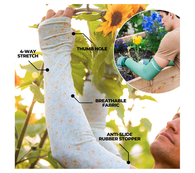 Farmer's Defense Set of 2 Protective Gardening Sleeves — View 3