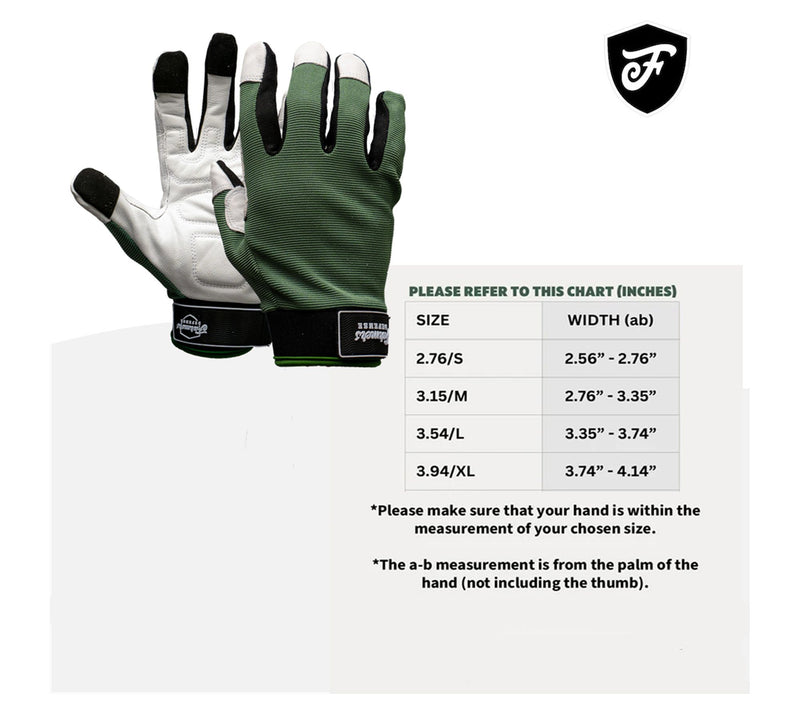 Farmer's Defense 1-Piece Leather Gardening Gloves — View 11