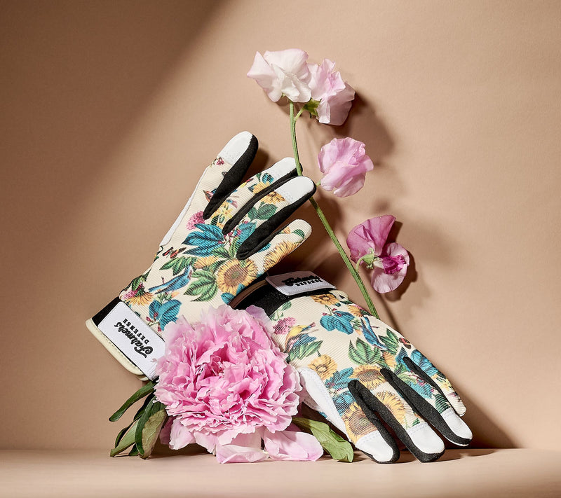 Farmer's Defense 1-Piece Leather Gardening Gloves — View 12