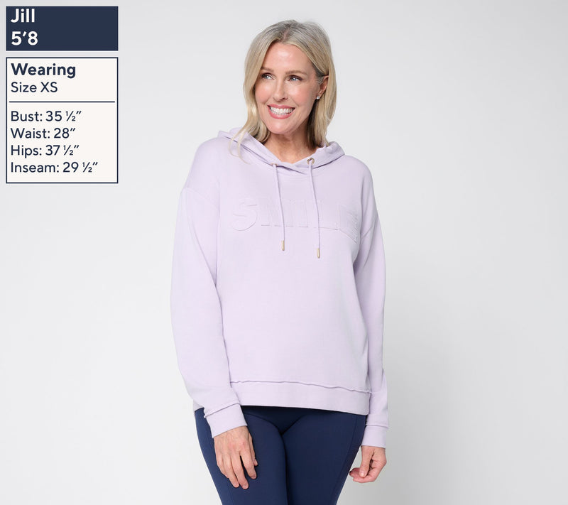 AnyBody French Terry Message Hoodie — View 7
