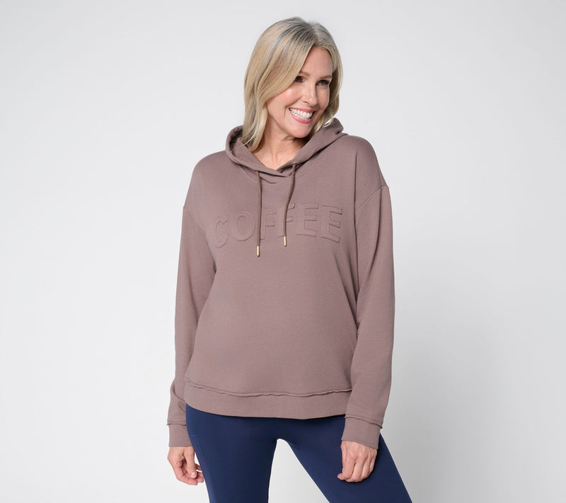 AnyBody French Terry Message Hoodie — View 18
