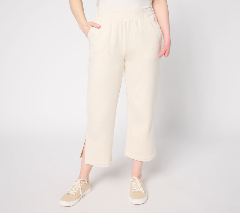 AnyBody Regular French Terry Pants with Pockets — View 14
