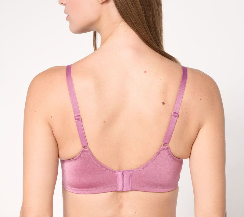 Breezies Natural Curves Lace Trim Wirefree T-Shirt Bra — View 9