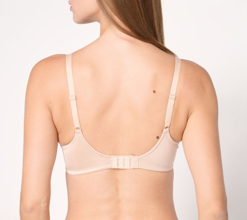 Breezies Natural Curves Lace Trim Underwire T-Shirt Bra — View 9