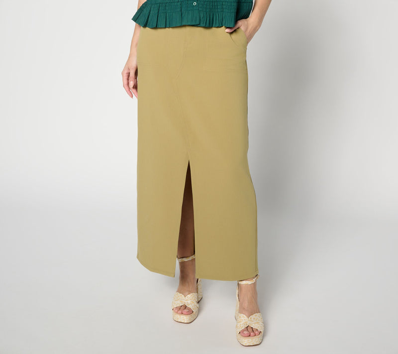 Me by Jennie Garth Petite Mesa Utility Maxi Skirt — View 5
