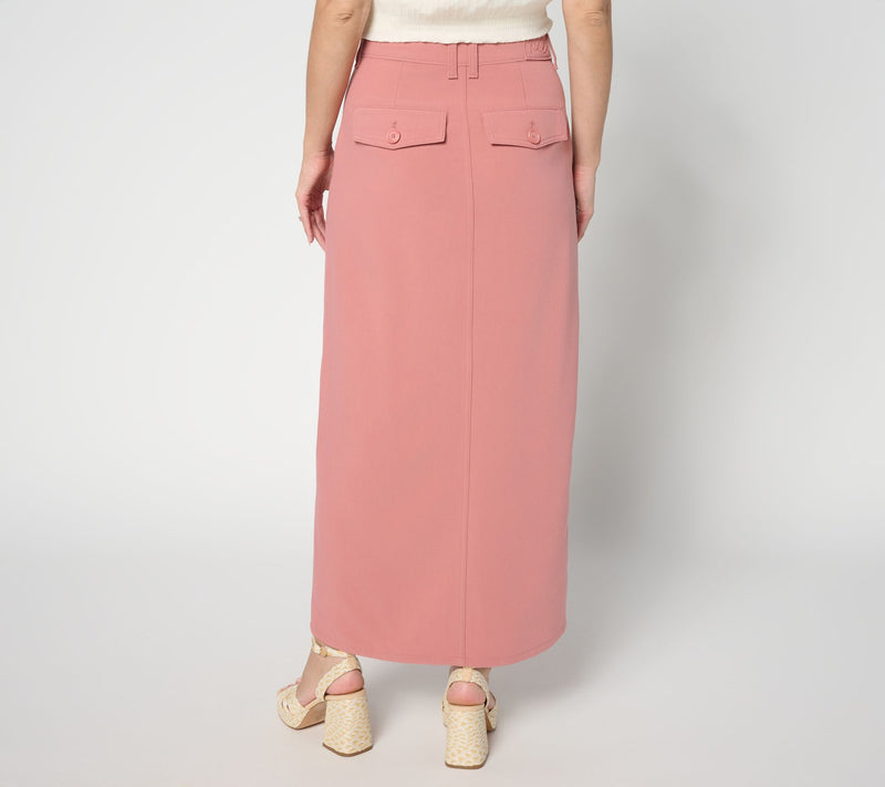 Me by Jennie Garth Petite Mesa Utility Maxi Skirt — View 10