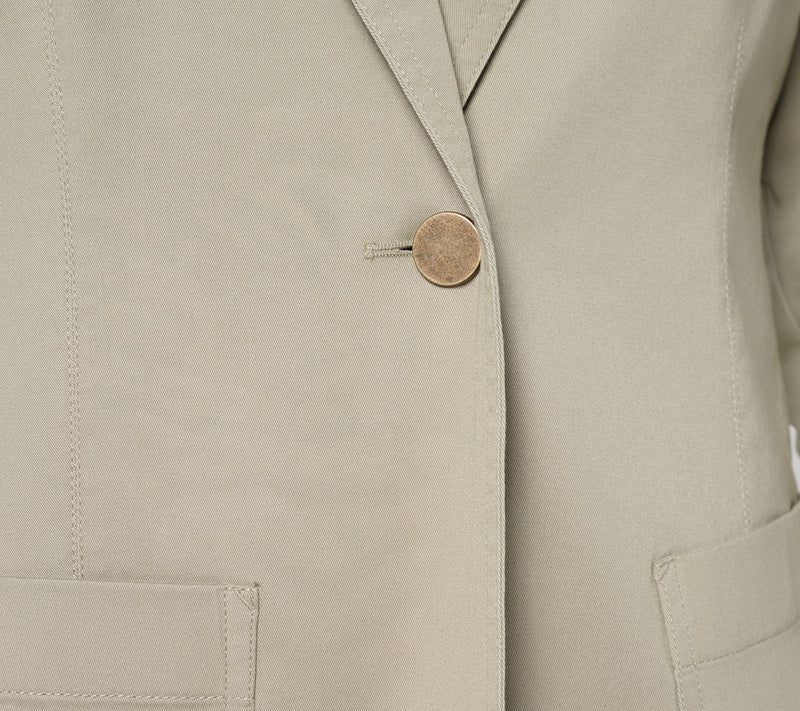 Martha Stewart Signature Twill Blazer with Pockets — View 6